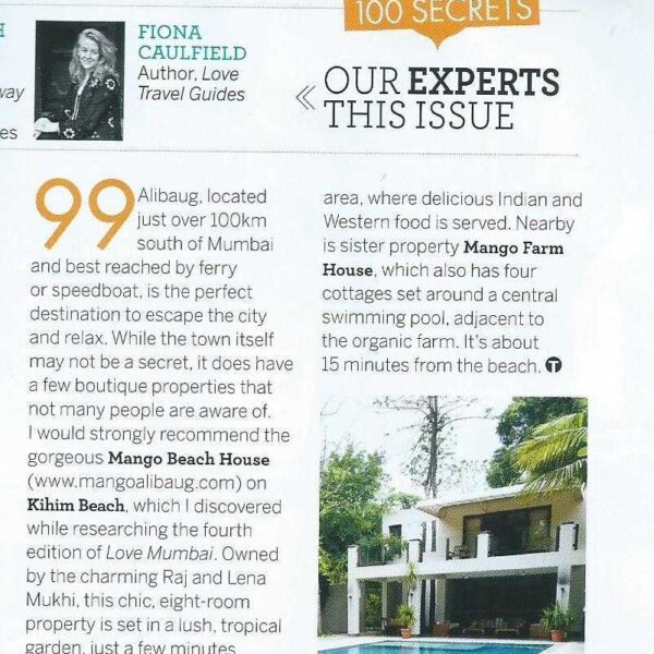 Condé Nast Traveller recommends Mango Beach House Alibaug near Kihim Beach