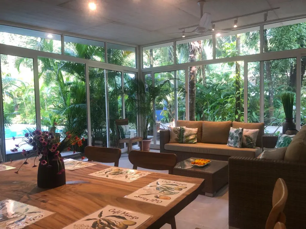 Living room at Mango Beach Wadi villa Alibaug